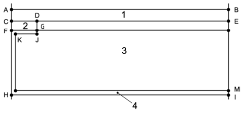 Рисунок 3 — исходные данные примера №2 по EN ISO 10211